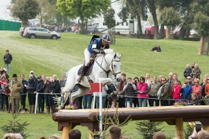 Cedric Lyard riding Cadeau de Roi at the Keepers Question - Badminton Horse Trials 2017