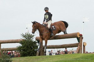 Andrew Nicholson riding Kwanza at the Savills Staircase - Badminton Horse Trials 2017