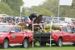 Jesse Campbell riding Kaapachino at the L200s - Badminton Horse Trials 2017