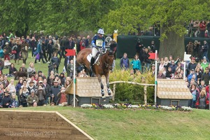 Imogen Murray riding Ivar Gooden at the Outlander Bank - Badminton Horse Trials 2017