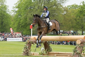 Rosalind Canter riding Allstar B at the Rolex Grand Slam Trakehner - Badminton Horse Trials 2017