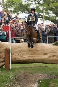 Tom McEwen riding Toledo De Kerser at the Hildon Water Pond - Badminton Horse Trials 2017