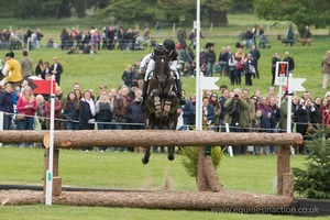 Elisa Wallace riding Simply Priceless at the KBIS Bridge - Badminton Horse Trials 2017