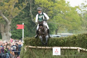 Marcio Carvalho Jorge riding Lissy Mac Wayer at the Mirage Pond - Badminton Horse Trials 2017