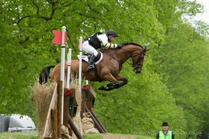 Sam Griffiths riding Paulank Brockagh at the PHEV Corral - Badminton Horse Trials 2017