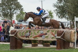 Kristina Cook riding Billy The Red at the Rolex Trunk - Badminton Horse Trials 2017