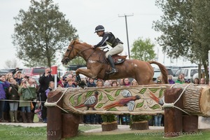 Andrew Nicholson riding Nereo at the Rolex Trunk - Badminton Horse Trials 2017