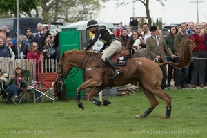 Andrew Nicholson riding Nereo at the Rolex Trunk - Badminton Horse Trials 2017