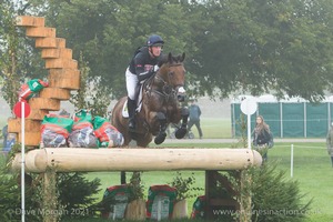 Oliver Townend riding DUNBEAU at the Dodson &amp; Horrell Feed Tables  in the CCI3* Event at the 2015 Blenheim Palace International Horse Trials