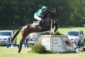 Michael Owen riding THE HIGHLAND PRINCE at the Silk &amp; Stem Flower Pots in the CCI3* Event at the 2015 Blenheim Palace International Horse Trials