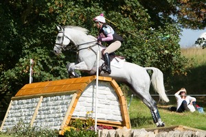 Anna Cheney riding WELL KNOWN G at the Rowan Barbury Leap of Faith in the CCI3* Event at the 2015 Blenheim Palace International Horse Trials