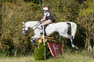 Anna Cheney riding WELL KNOWN G at the Cheltenham Annual Members Badges in the CCI3* Event at the 2015 Blenheim Palace International Horse Trials