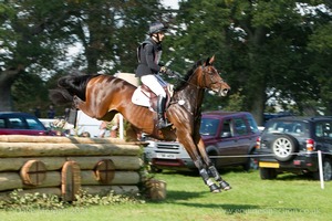 Niklas Bschorer riding WIN AND LOVE at the Voltaire Design Saddle Rack in the CCI3* Event at the 2015 Blenheim Palace International Horse Trials