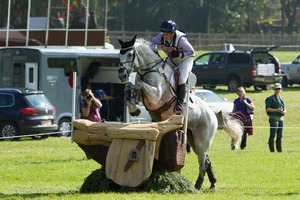 Gemma Tattersall riding QUICKLOOK V at the Fairfax Saddle in the CCI3* Event at the 2015 Blenheim Palace International Horse Trials