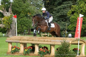 BAYANO and Flora Harris (114) in the CCI3* Cross Country at Blenheim Palace International Horse Trials 2017