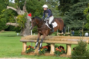 BAYANO and Flora Harris (114) in the CCI3* Cross Country at Blenheim Palace International Horse Trials 2017