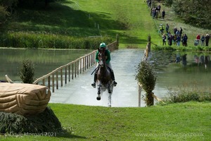 COOLEY RORKES DRIFT and Jonty Evans (181) in the CCI3* Cross Country at Blenheim Palace International Horse Trials 2017