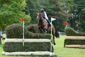 MR BASS and Laura Collett (174) in the CCI3* Cross Country at Blenheim Palace International Horse Trials 2017