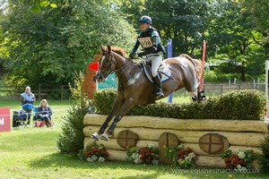 BILLY LIFFY and Olivia Craddock (198) in the CCI3* Cross Country at Blenheim Palace International Horse Trials 2017