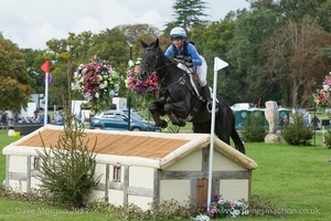 CLASSIC MOET and Jonelle Price (7) in the CCI3* Cross Country Event Rider Masters at Blenheim Palace International Horse Trials 2017