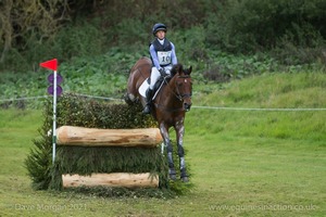 ZENSHERA and Rosalind Canter (10) in the CCI3* Cross Country Event Rider Masters at Blenheim Palace International Horse Trials 2017