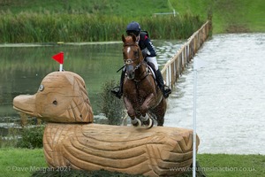 GRAND MANOEUVRE and Laura Collett (17) in the CCI3* Cross Country Event Rider Masters at Blenheim Palace International Horse Trials 2017