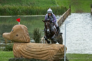 CHICO BELLA P and Gemma Tattersall (9) in the CCI3* Cross Country Event Rider Masters at Blenheim Palace International Horse Trials 2017