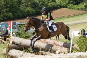 Simon Grieve riding TRAVELLER ROYALE at the Bedmax Stick Pile (8) - Gatcombe Festival of Eventing 2015