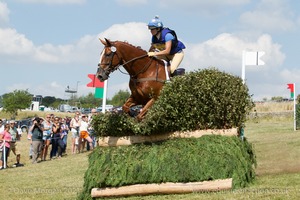 Amy Tough riding COLIMBO NIMBUS at the Dodson &amp; Horrell Staypower (12A/B/C) - Gatcombe Festival of Eventing 2015