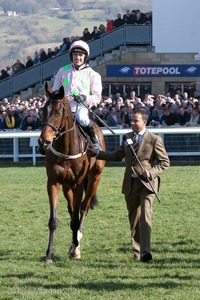 Douvan & Ruby Walsh win the Skybet Supreme Novices Hurdle for Willie Mullins.