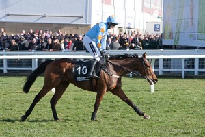 Douvan & Ruby Walsh win the Skybet Supreme Novices Hurdle for Willie Mullins.