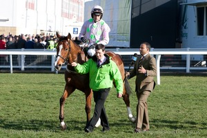 Faugheen & Ruby Walsh win the Stan James Champion Hurdle for Willie Mullins.