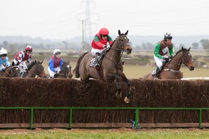 Heythrop Hunt Point to Point Races at Cocklebarrow 2014. 1st race: BA Hull Restricted Race.