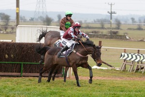 Heythrop Hunt Point to Point Races at Cocklebarrow 2014. 1st race: BA Hull Restricted Race.