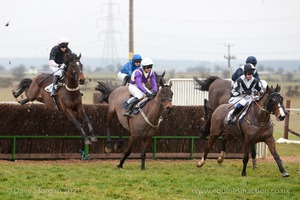 Heythrop Hunt Point to Point Races at Cocklebarrow 2014. 2nd race: Knight Frank Hunt Members, Subscribers & Farmers Race.