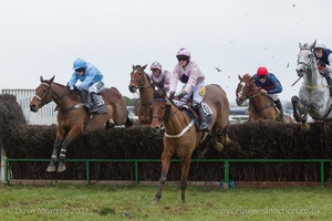 Trouble Digger and Maller Tree in the Kings Head Bledington PPORA race