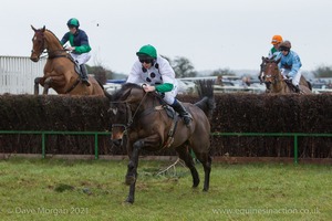 Iberico leads to go on and win the Kings Head Bledington PPORA race