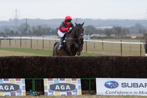 Heythrop Hunt Point to Point Races - Cocklebarrow Sunday 25th January 2015. 1st Race: The Subaru Restricted Race.