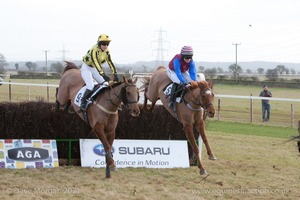 Heythrop Hunt Point to Point Races - Cocklebarrow Sunday 25th January 2015. 4th Race: The King's Head, Bledington Ladies Open Race.