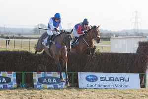 Heythrop Hunt Point to Point Races - Cocklebarrow Sunday 25th January 2015. 4th Race: The King's Head, Bledington Ladies Open Race.