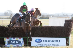 Heythrop Hunt Point to Point Races - Cocklebarrow Sunday 25th January 2015. 4th Race: The King's Head, Bledington Ladies Open Race.