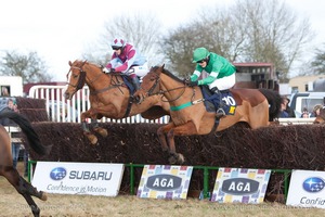 Heythrop Hunt Point to Point Races - Cocklebarrow Sunday 25th January 2015. 5th Race: The Savills Lord Ashton of Hyde's Cup Mens Open Race.