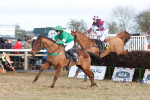 Heythrop Hunt Point to Point Races - Cocklebarrow Sunday 25th January 2015. 5th Race: The Savills Lord Ashton of Hyde's Cup Mens Open Race.