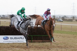 Otto the Great & Schindler's Prince. 3rd Race: The National Hunt Trainers Mens Open Race.